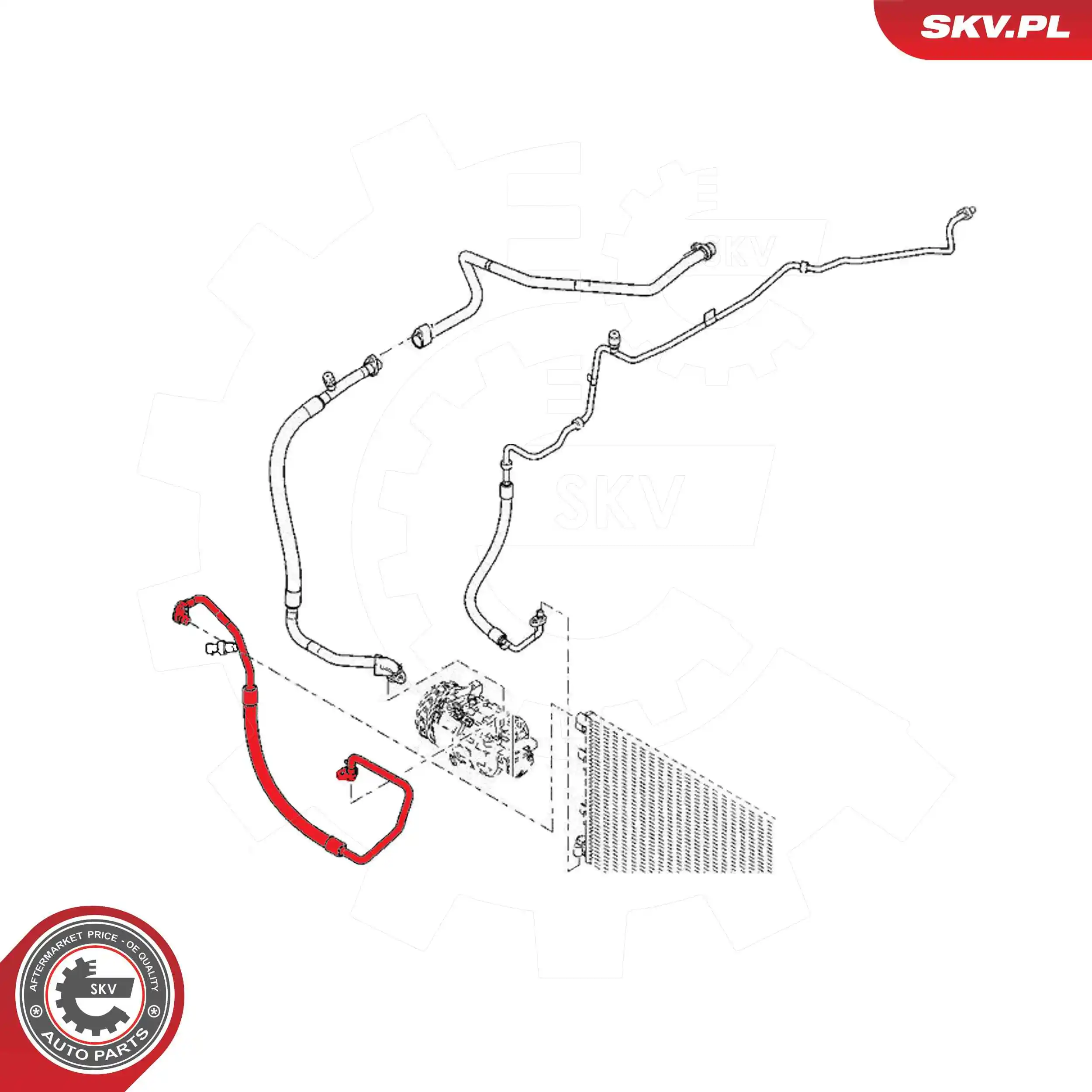 High/Low-pressure Line, air conditioning